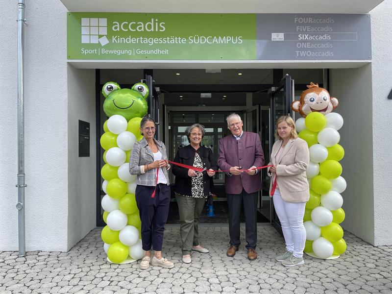 Opening of accadis Kindertagesstätte SÜDCAMPUS - sports, exercise and health